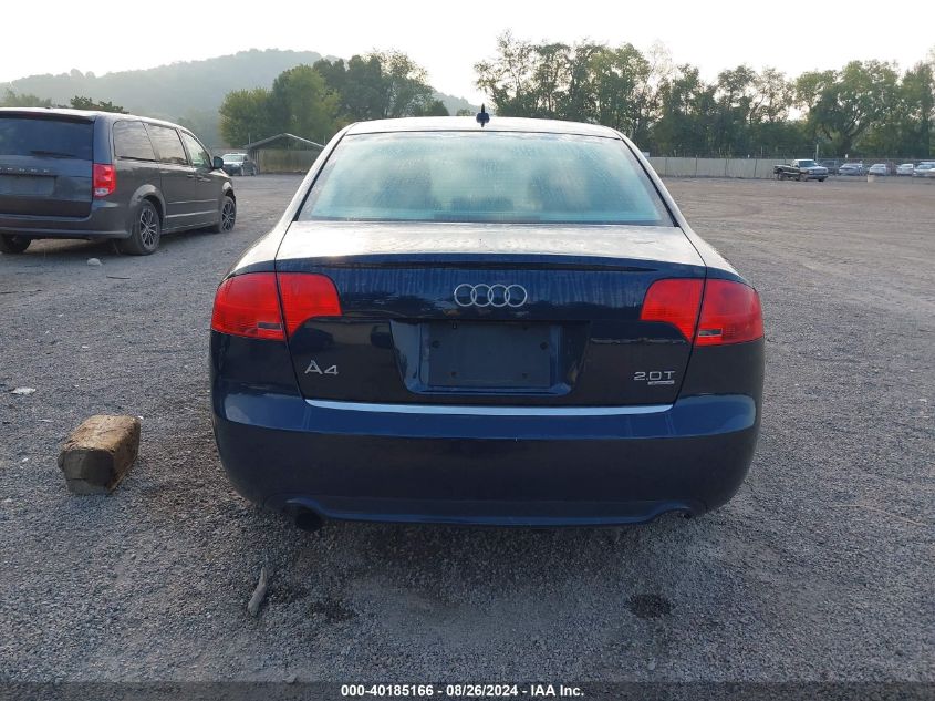 WAUDF78E38A055800 2008 Audi A4 2.0T