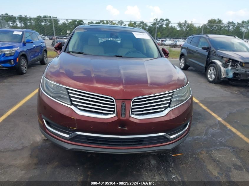 2016 Lincoln Mkx Reserve VIN: 2LMTJ6LR2GBL32537 Lot: 40185304