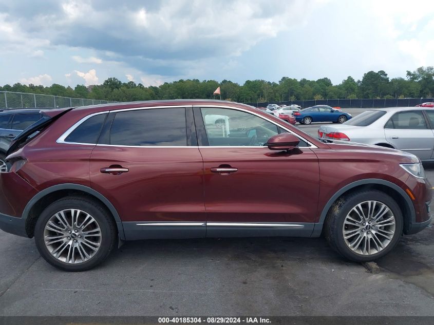 2016 Lincoln Mkx Reserve VIN: 2LMTJ6LR2GBL32537 Lot: 40185304