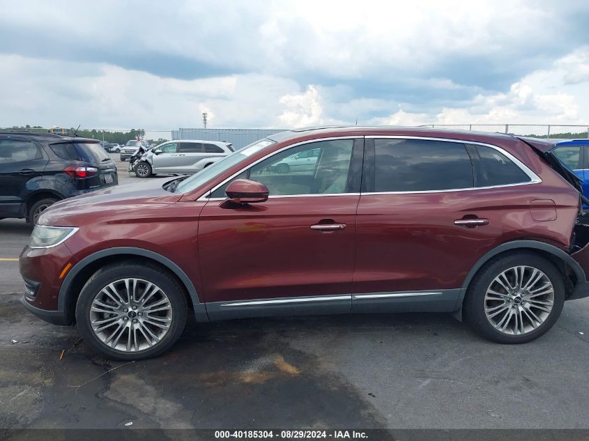 2016 Lincoln Mkx Reserve VIN: 2LMTJ6LR2GBL32537 Lot: 40185304