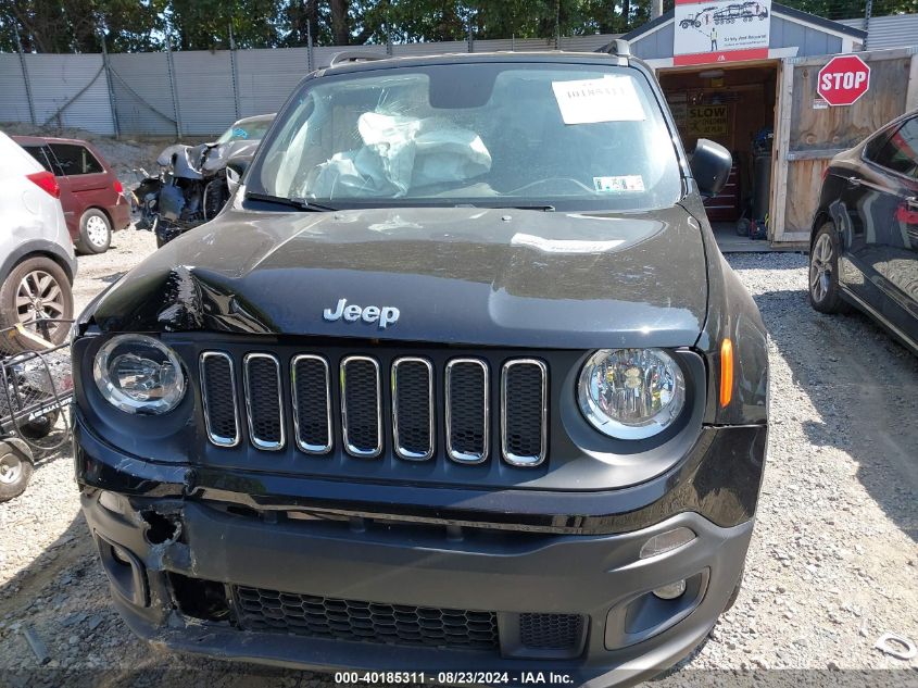 2018 Jeep Renegade Latitude 4X4 VIN: ZACCJBBB5JPH64524 Lot: 40185311