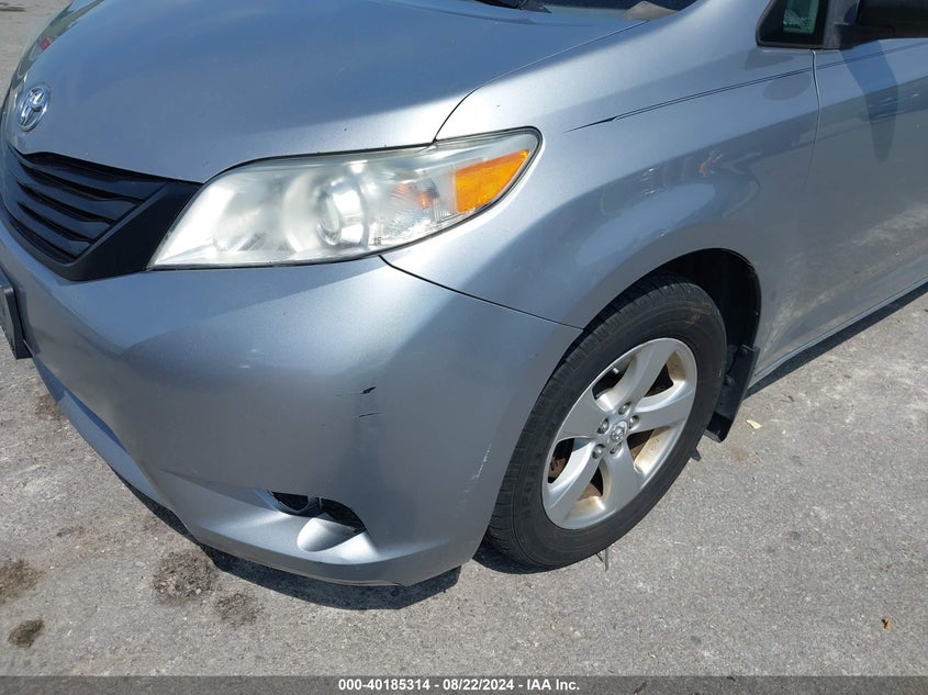 2011 Toyota Sienna Base V6 VIN: 5TDZK3DC3BS120706 Lot: 40185314