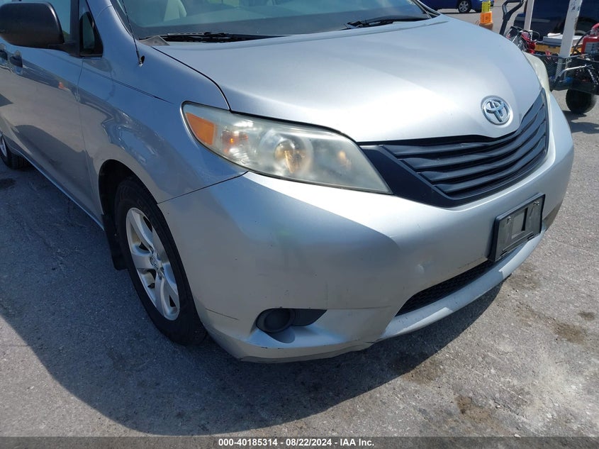 2011 Toyota Sienna Base V6 VIN: 5TDZK3DC3BS120706 Lot: 40185314