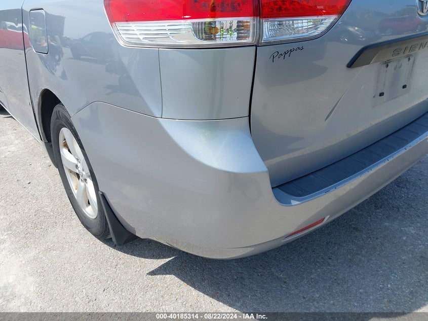 2011 Toyota Sienna Base V6 VIN: 5TDZK3DC3BS120706 Lot: 40185314