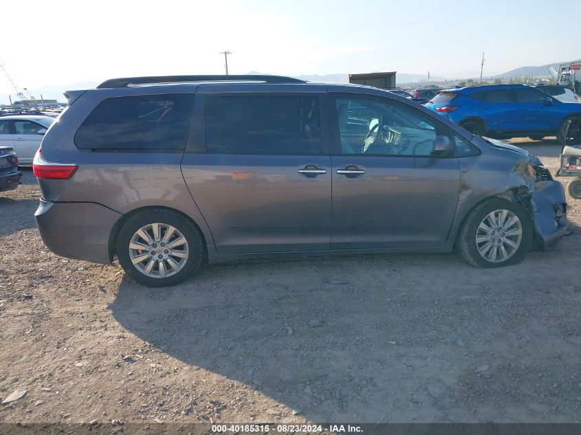 2015 Toyota Sienna Xle Premium 7 Passenger VIN: 5TDDK3DC9FS128289 Lot: 40185315