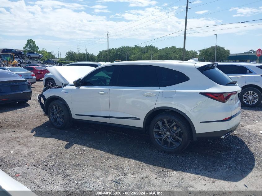 2024 Acura Mdx A-Spec VIN: 5J8YE1H0XRL003516 Lot: 40185320