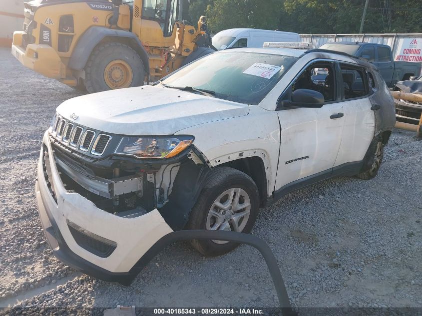 2021 Jeep Compass Sport Fwd VIN: 3C4NJCAB9MT505113 Lot: 40185343