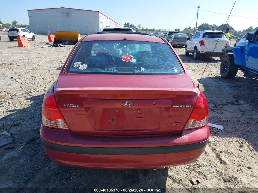 2005 Hyundai Elantra Gls/Gt VIN: KMHDN46D15U138629 Lot: 40185370