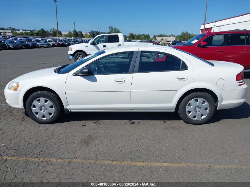 1B3EL36R22N258001 2002 Dodge Stratus Se