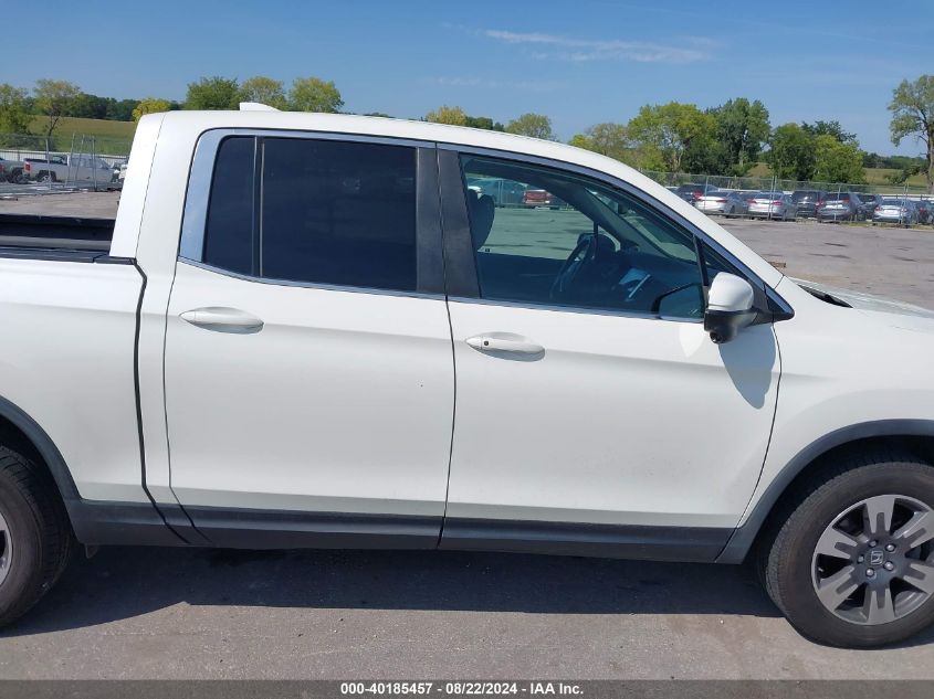 2018 Honda Ridgeline Rtl-T VIN: 5FPYK3F65JB002296 Lot: 40185457