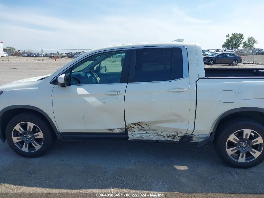 2018 Honda Ridgeline Rtl-T VIN: 5FPYK3F65JB002296 Lot: 40185457