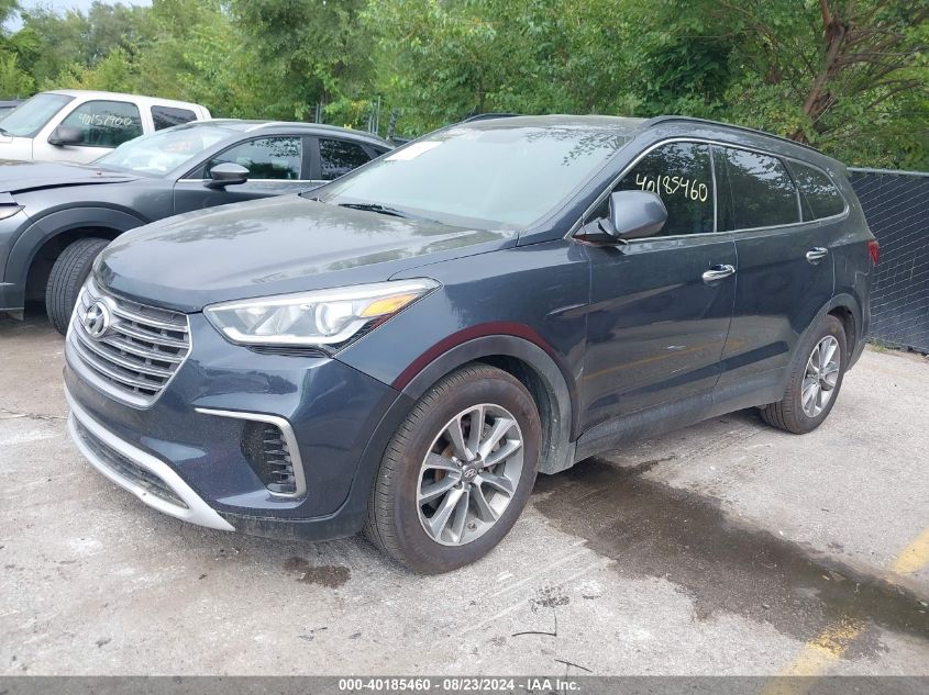 2017 Hyundai Santa Fe Se VIN: KM8SM4HF2HU223587 Lot: 40185460