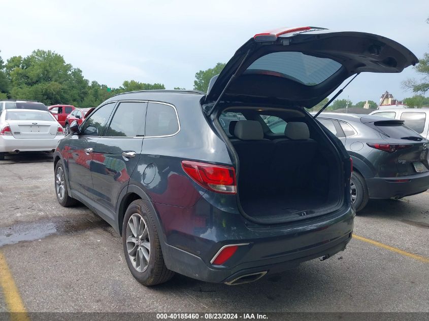 2017 Hyundai Santa Fe Se VIN: KM8SM4HF2HU223587 Lot: 40185460