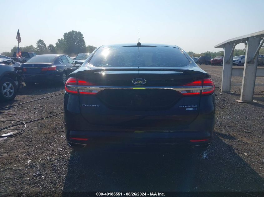 2018 Ford Fusion Titanium VIN: 3FA6P0D92JR219967 Lot: 40185551