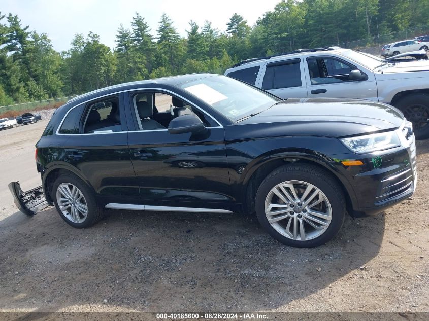 2018 Audi Q5 2.0T Premium/2.0T Tech Premium VIN: WA1BNAFY7J2245892 Lot: 40185600