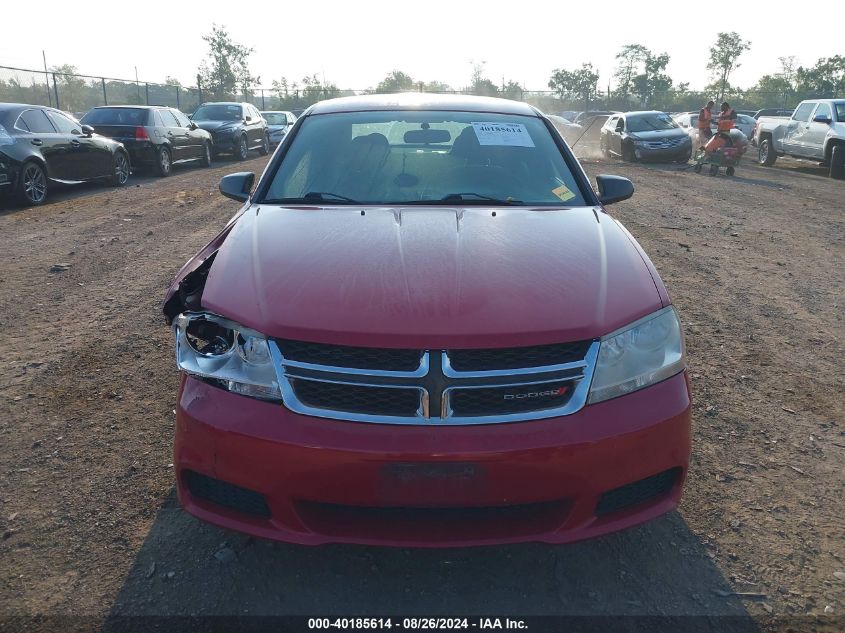 1C3CDZAB9EN151181 2014 Dodge Avenger Se