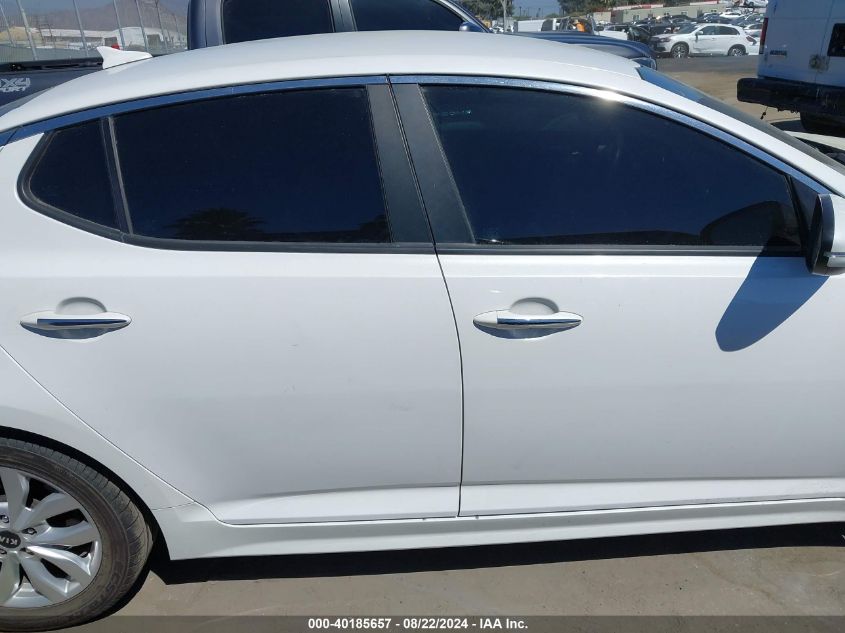 2015 Kia Optima Lx VIN: KNAGM4A73F5614541 Lot: 40185657