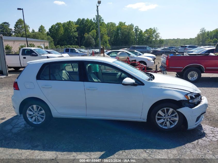 2019 Volkswagen Golf 1.4T S/1.4T Se VIN: 3VWW57AU6KM031675 Lot: 40185667