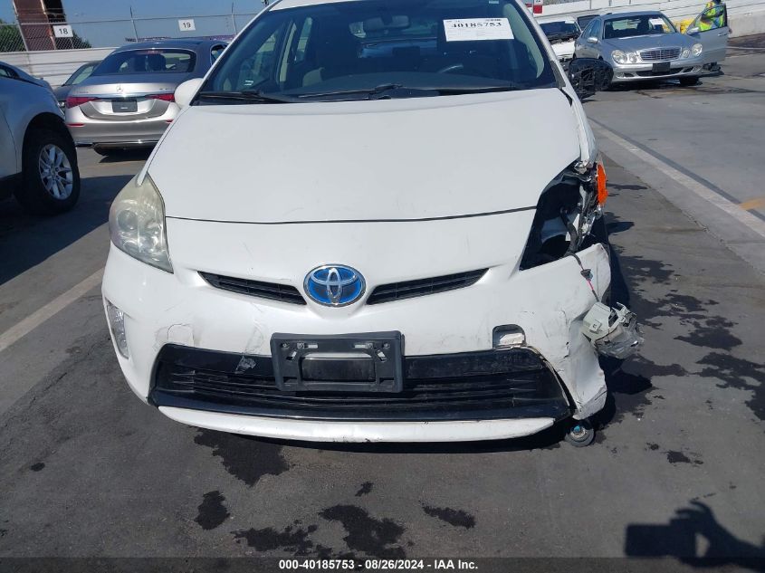 2013 Toyota Prius Two VIN: JTDKN3DUXD0354610 Lot: 40185753