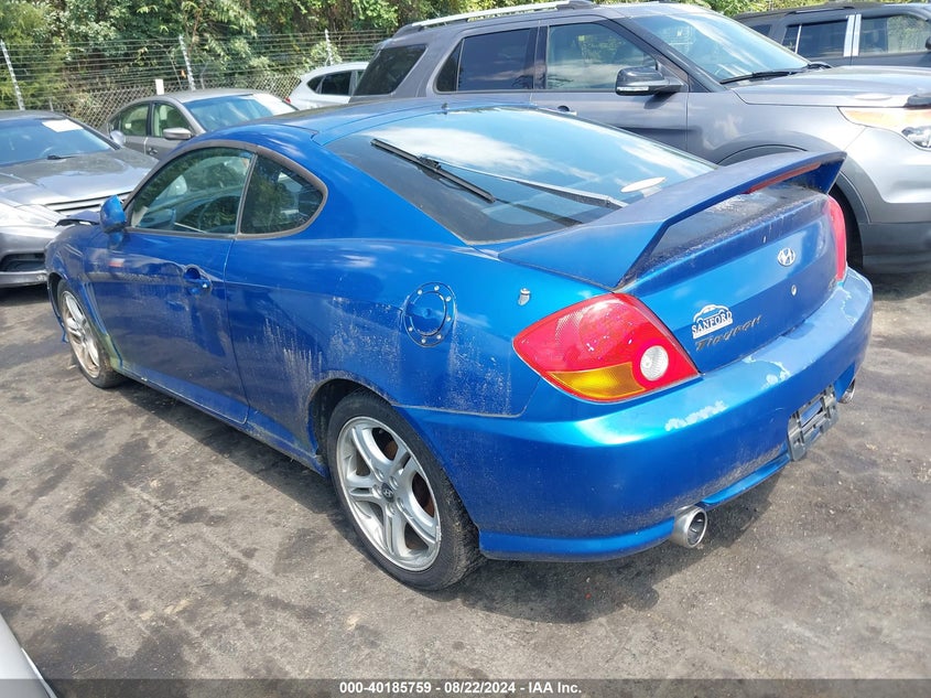 2004 Hyundai Tiburon Gt V6/Gt V6 Special Edition VIN: KMHHN65F54U111013 Lot: 40185759