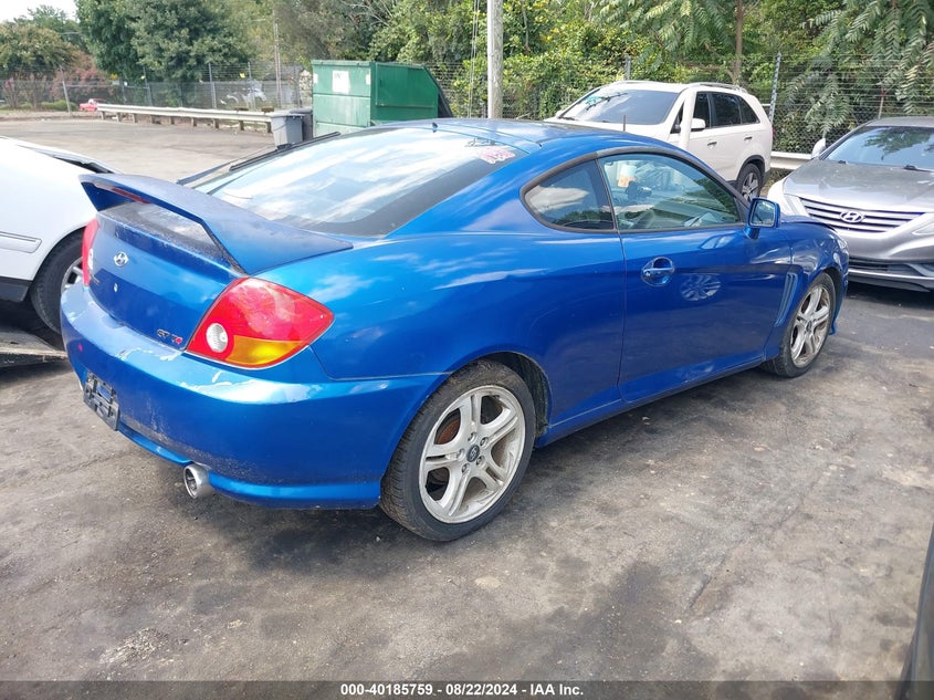 2004 Hyundai Tiburon Gt V6/Gt V6 Special Edition VIN: KMHHN65F54U111013 Lot: 40185759