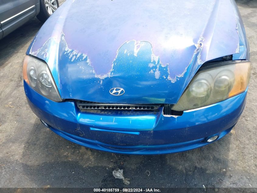 2004 Hyundai Tiburon Gt V6/Gt V6 Special Edition VIN: KMHHN65F54U111013 Lot: 40185759