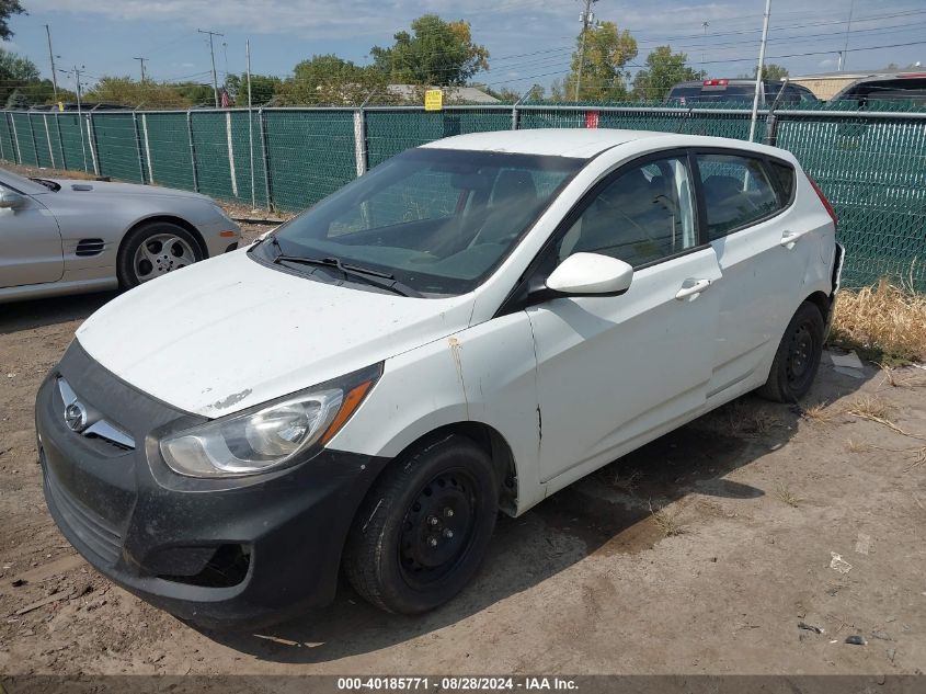 2012 Hyundai Accent Gs VIN: KMHCT5AE3CU002264 Lot: 40185771