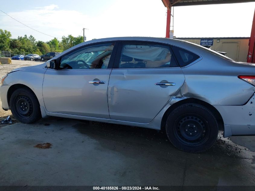 2015 Nissan Sentra S VIN: 3N1AB7APXFY366844 Lot: 40185826