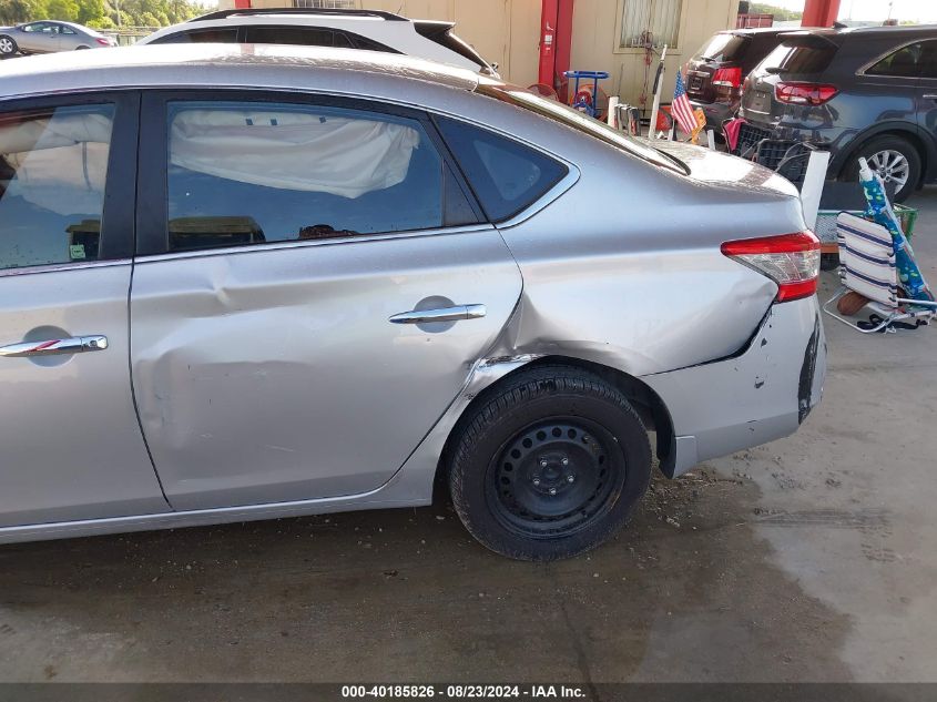 2015 Nissan Sentra S VIN: 3N1AB7APXFY366844 Lot: 40185826