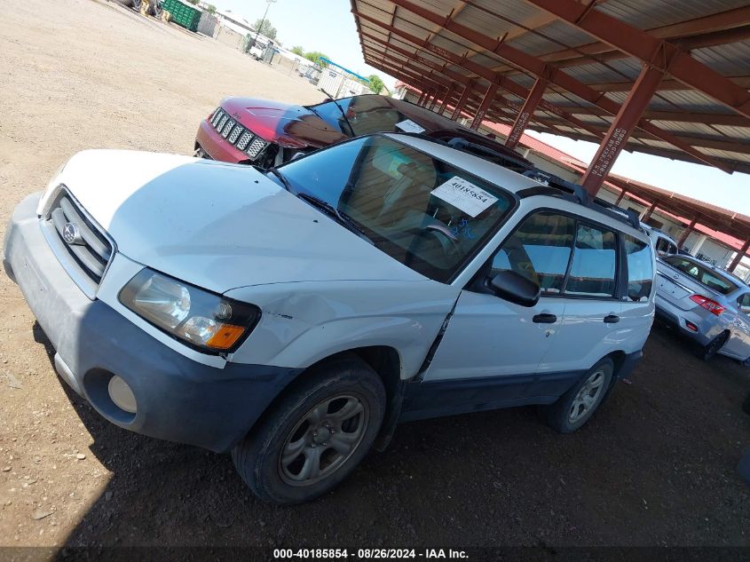 2003 Subaru Forester X VIN: JF1SG63613H734794 Lot: 40185854