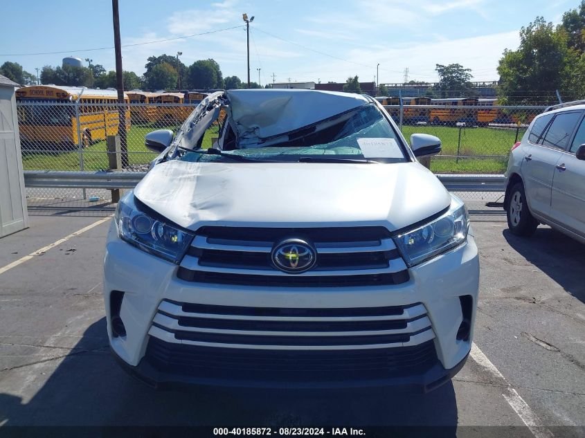 2019 TOYOTA HIGHLANDER LE/LE PLUS - 5TDZZRFHXKS369009