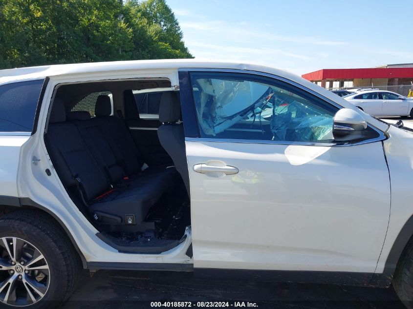 2019 TOYOTA HIGHLANDER LE/LE PLUS - 5TDZZRFHXKS369009