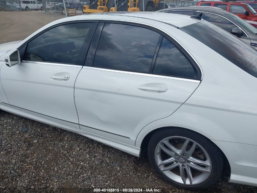 2013 Mercedes-Benz C 250 Luxury/Sport VIN: WDDGF4HB9DR264738 Lot: 40185915
