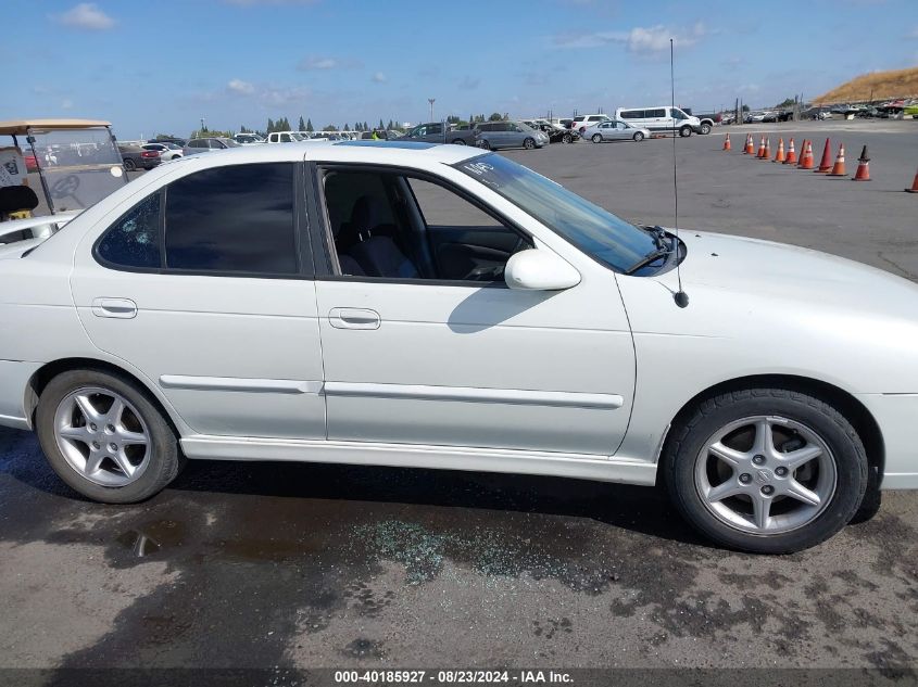 2001 Nissan Sentra Se VIN: 3N1BB51D51L106369 Lot: 40185927