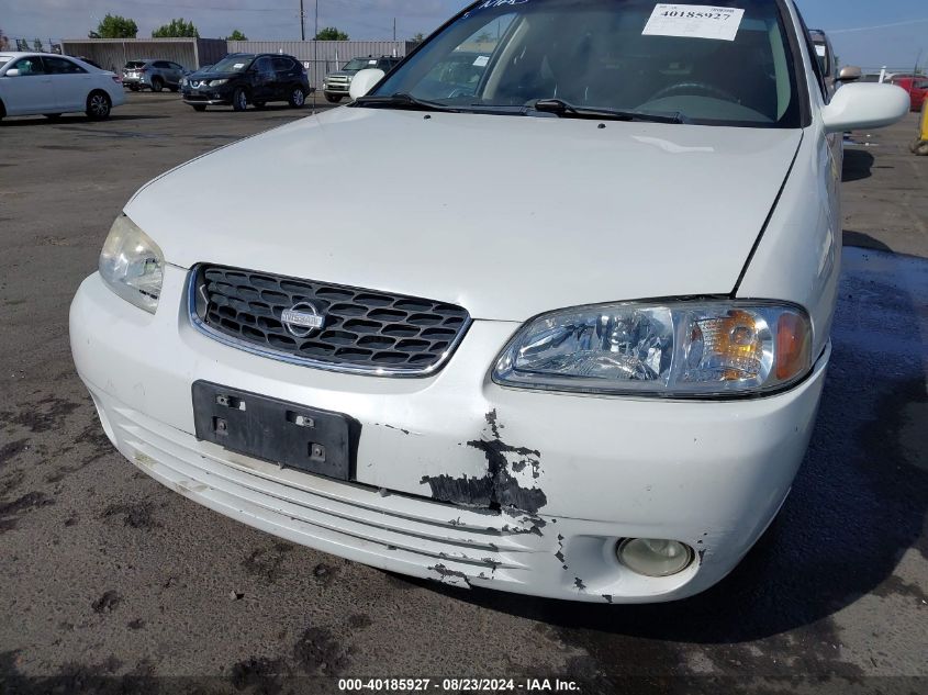 2001 Nissan Sentra Se VIN: 3N1BB51D51L106369 Lot: 40185927