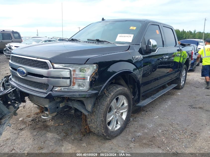 2020 FORD F-150 PLATINUM - 1FTEW1E40LFC71017