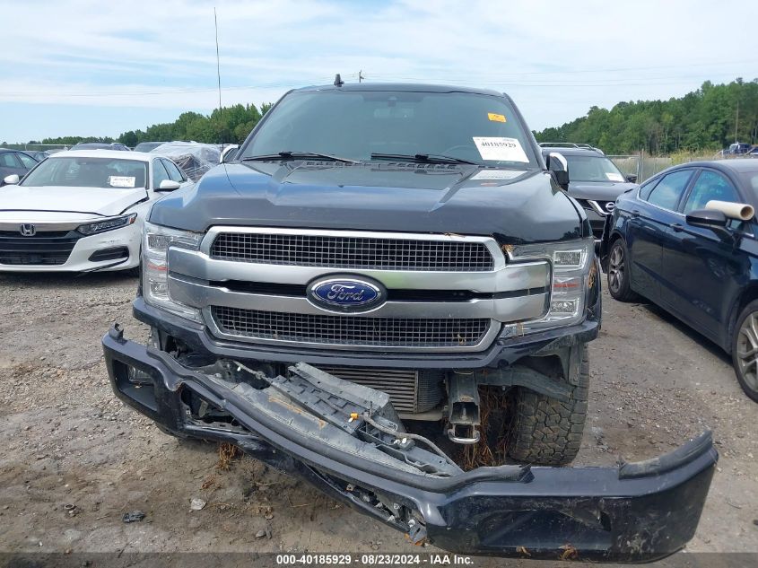 2020 FORD F-150 PLATINUM - 1FTEW1E40LFC71017