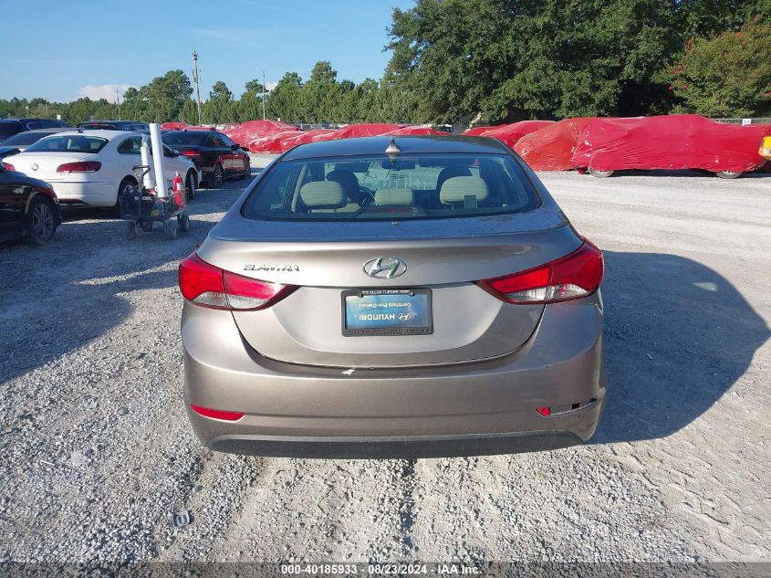 2014 Hyundai Elantra Se VIN: 5NPDH4AE6EH494242 Lot: 40185933