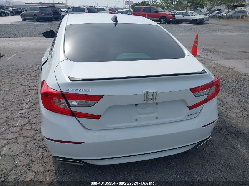 2021 Honda Accord Sport VIN: 1HGCV1F39MA052668 Lot: 40185954