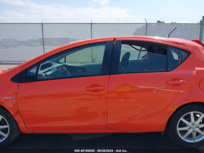 JTDKDTB34C1028789 2012 Toyota Prius C Three