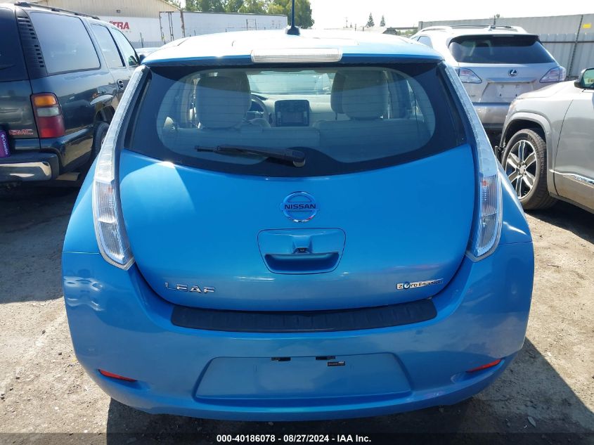 2011 Nissan Leaf Sl VIN: JN1AZ0CP6BT006926 Lot: 40186078