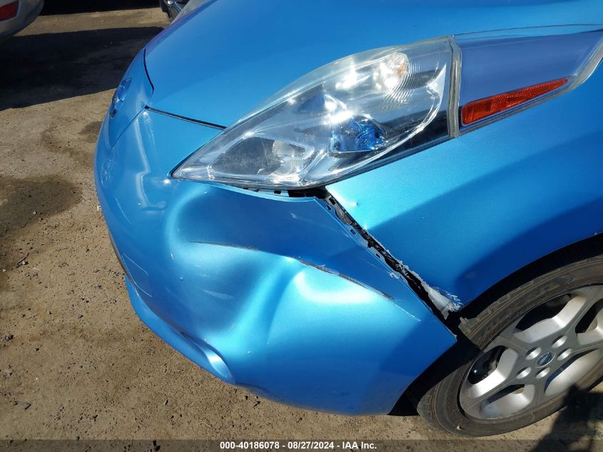 2011 Nissan Leaf Sl VIN: JN1AZ0CP6BT006926 Lot: 40186078