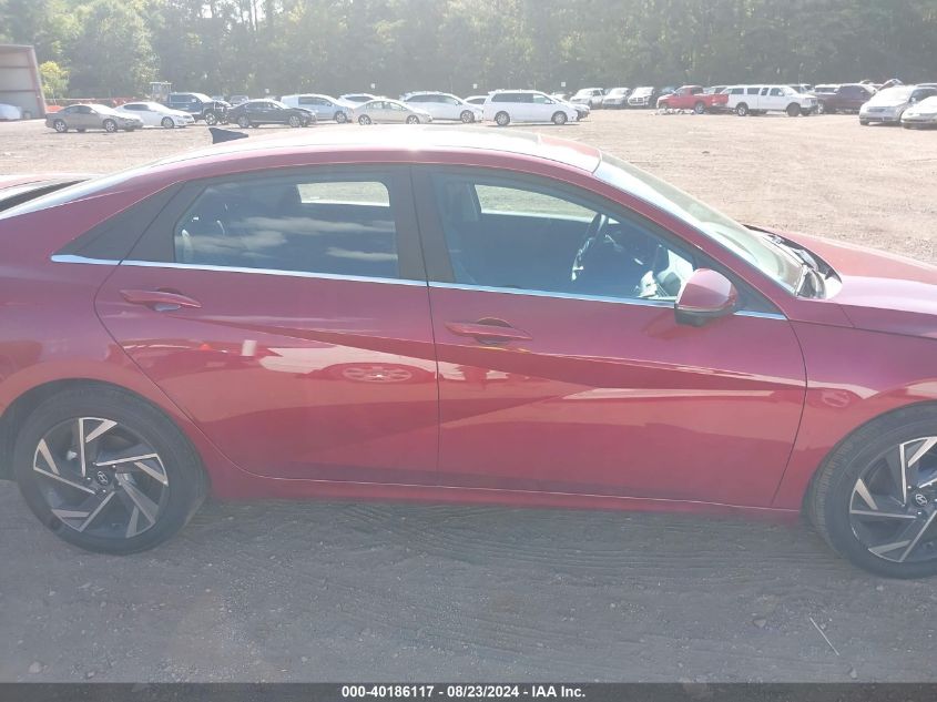 2024 Hyundai Elantra Limited VIN: KMHLP4DG4RU774339 Lot: 40186117