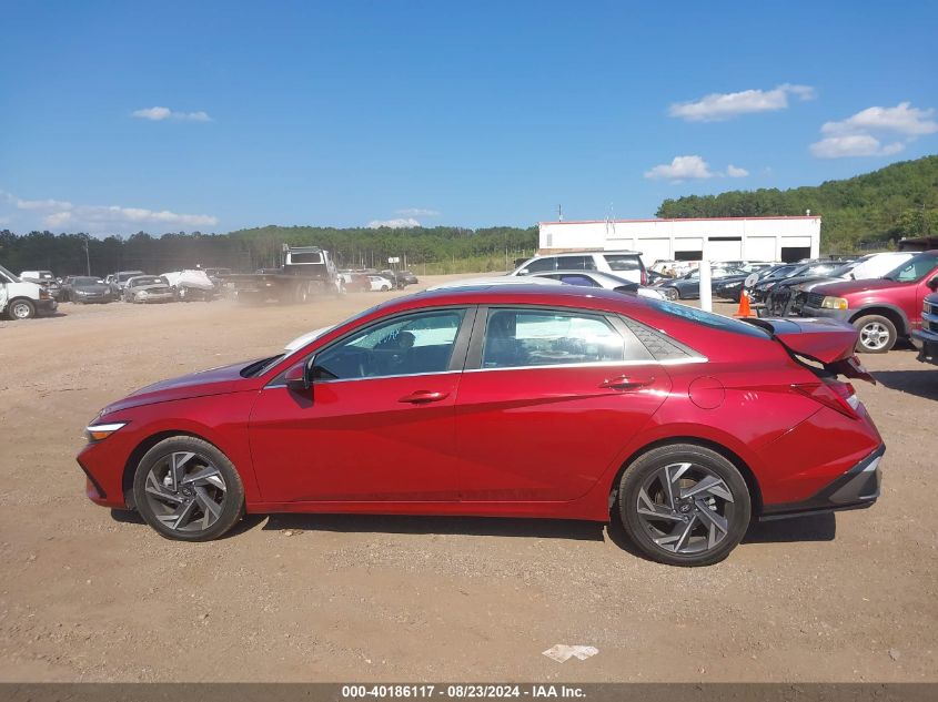 2024 Hyundai Elantra Limited VIN: KMHLP4DG4RU774339 Lot: 40186117