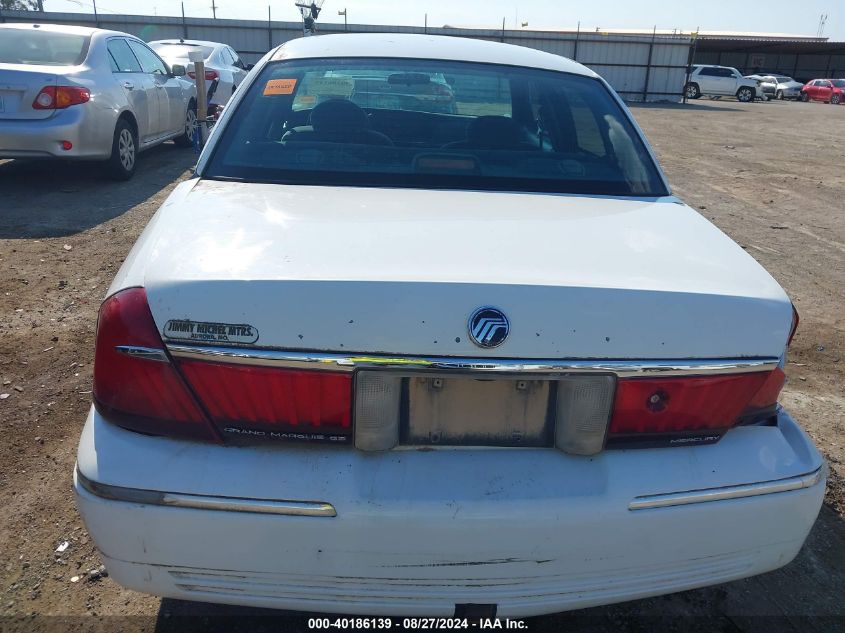 2001 Mercury Grand Marquis Gs VIN: 2MEFM74W41X674109 Lot: 40186139