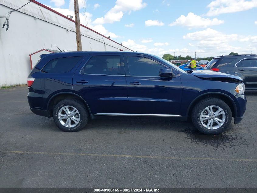 2013 Dodge Durango Sxt VIN: 1C4RDJAG0DC637858 Lot: 40186165