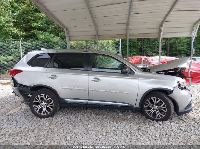 2018 Mitsubishi Outlander Es VIN: JA4AD2A39JZ054188 Lot: 40186243