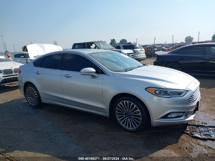 2017 Ford Fusion Se VIN: 3FA6P0HD3HR245373 Lot: 40186271