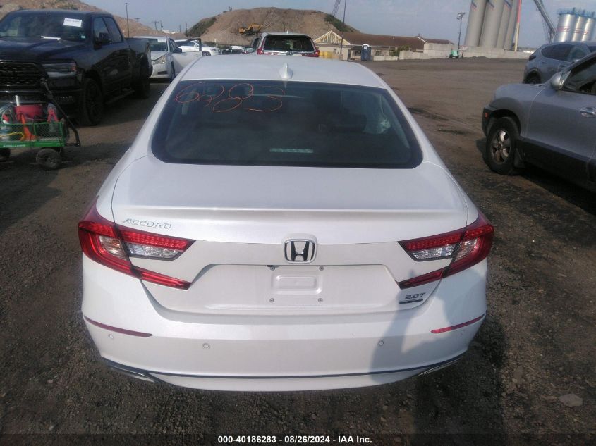 2021 Honda Accord Touring VIN: 1HGCV2F99MA007143 Lot: 40186283