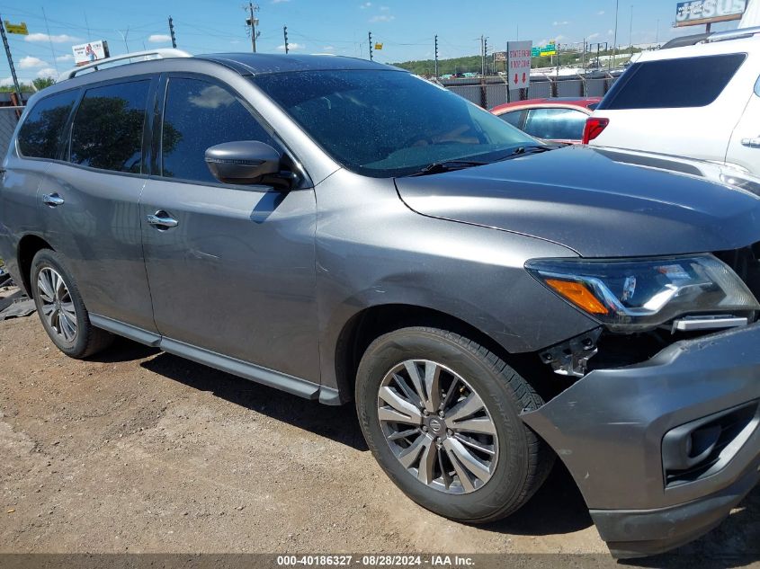 2019 Nissan Pathfinder Sv VIN: 5N1DR2MN1KC607627 Lot: 40186327